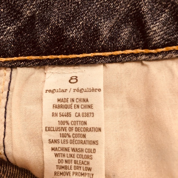 American Eagle Boy Fit Jeans📱📀📷!!! Size 8, Regular - Picture 3 of 5